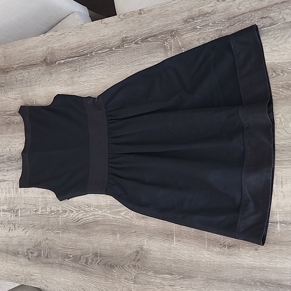 DVF Diane Von Furstenburg Zanne Ruched W/ Pockets Sheath Dress Black Size 6 - Picture 8 of 10